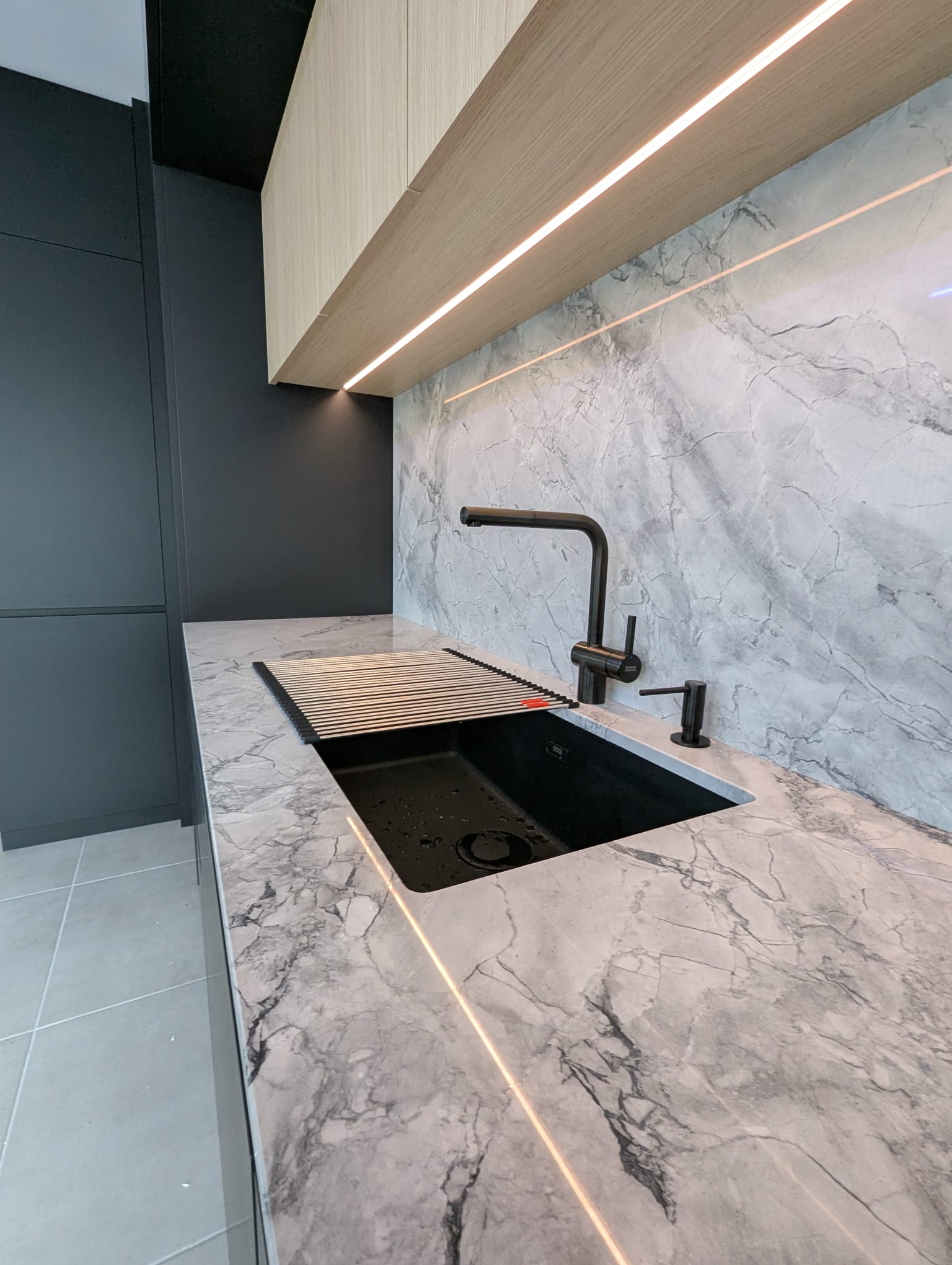 Cuisine en QUARTZITE SUPERWHITE