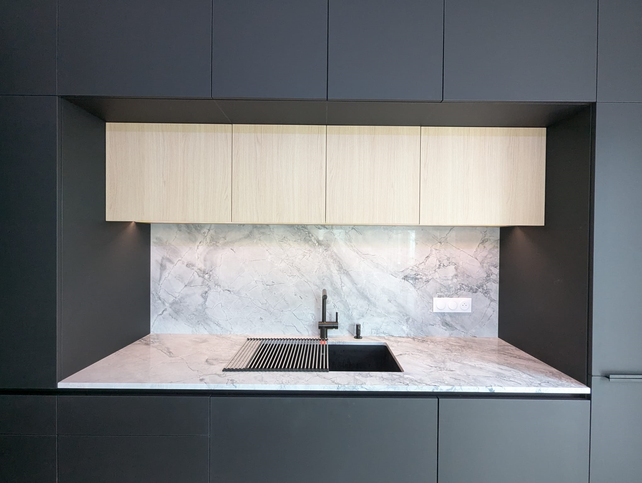 Cuisine en QUARTZITE SUPERWHITE