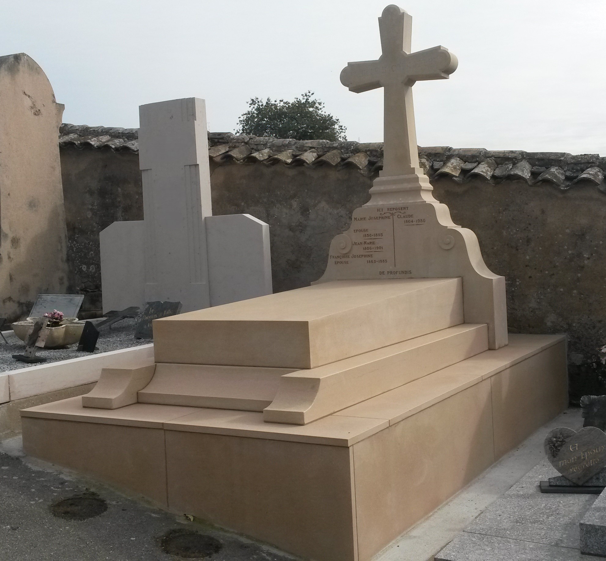 Rénovation de sépulture