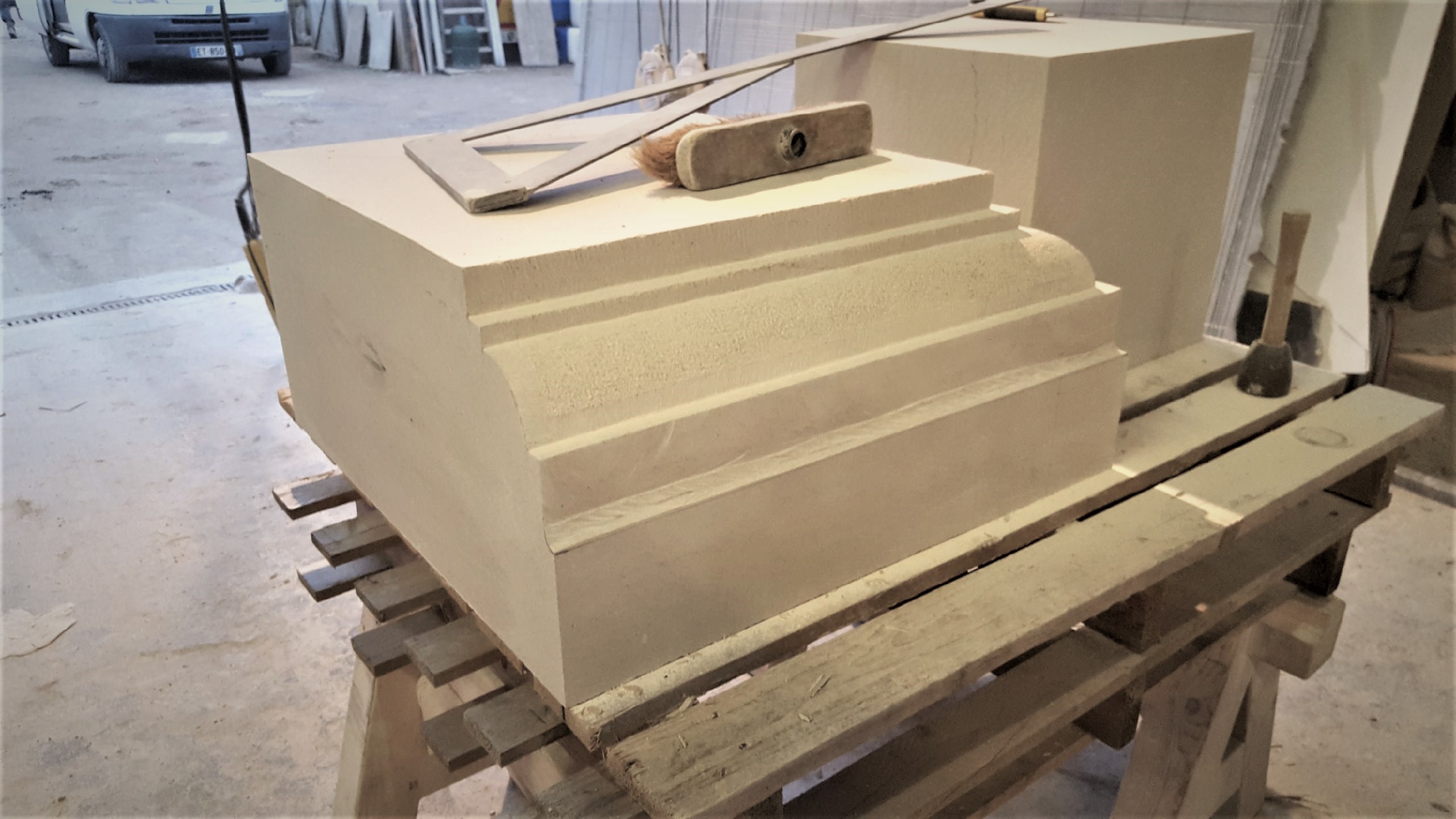 Remise en état et fabrication en pierre de Saint Martin
